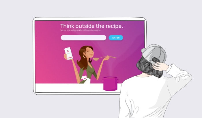 person wondering about website typography