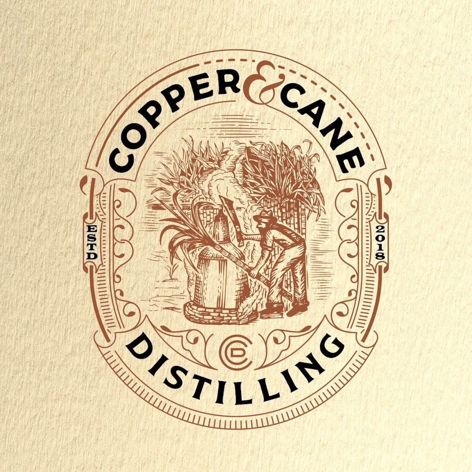 Copper & Cane Distilling logo