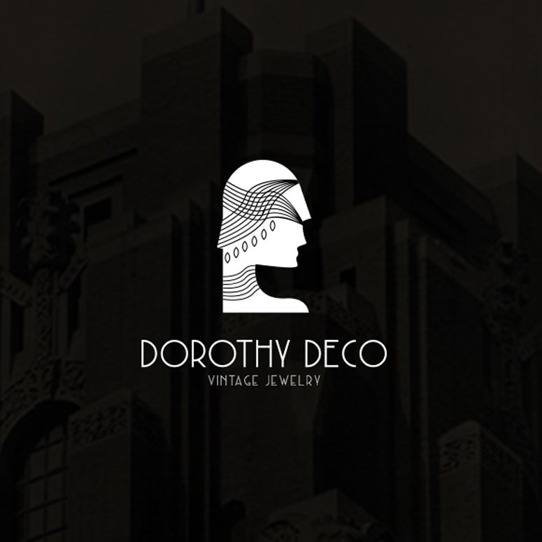 Art deco logo design
