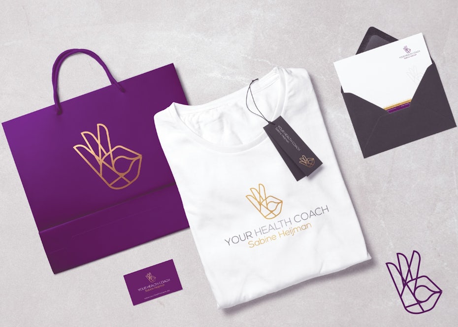 Your Health Coach Sabine Heijman branding package
