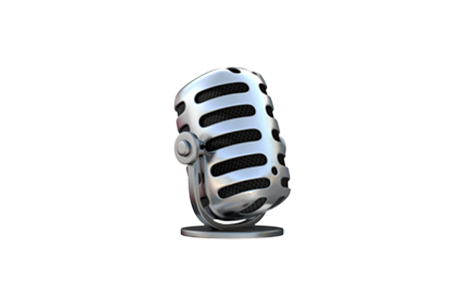 Microphone emoji