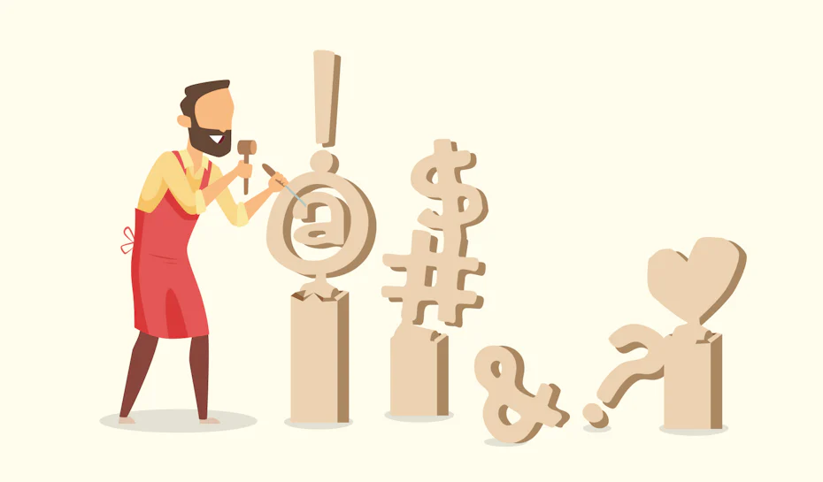 The origins of 7 graphic symbols we use everyday - 99designs