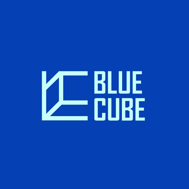 Blue Cube cubic logo