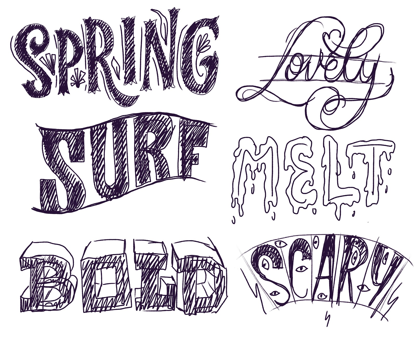 33 Best Sketched Fonts for Designs with Character