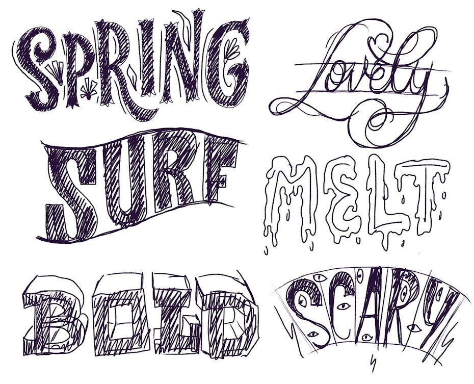 How to learn Hand Lettering types