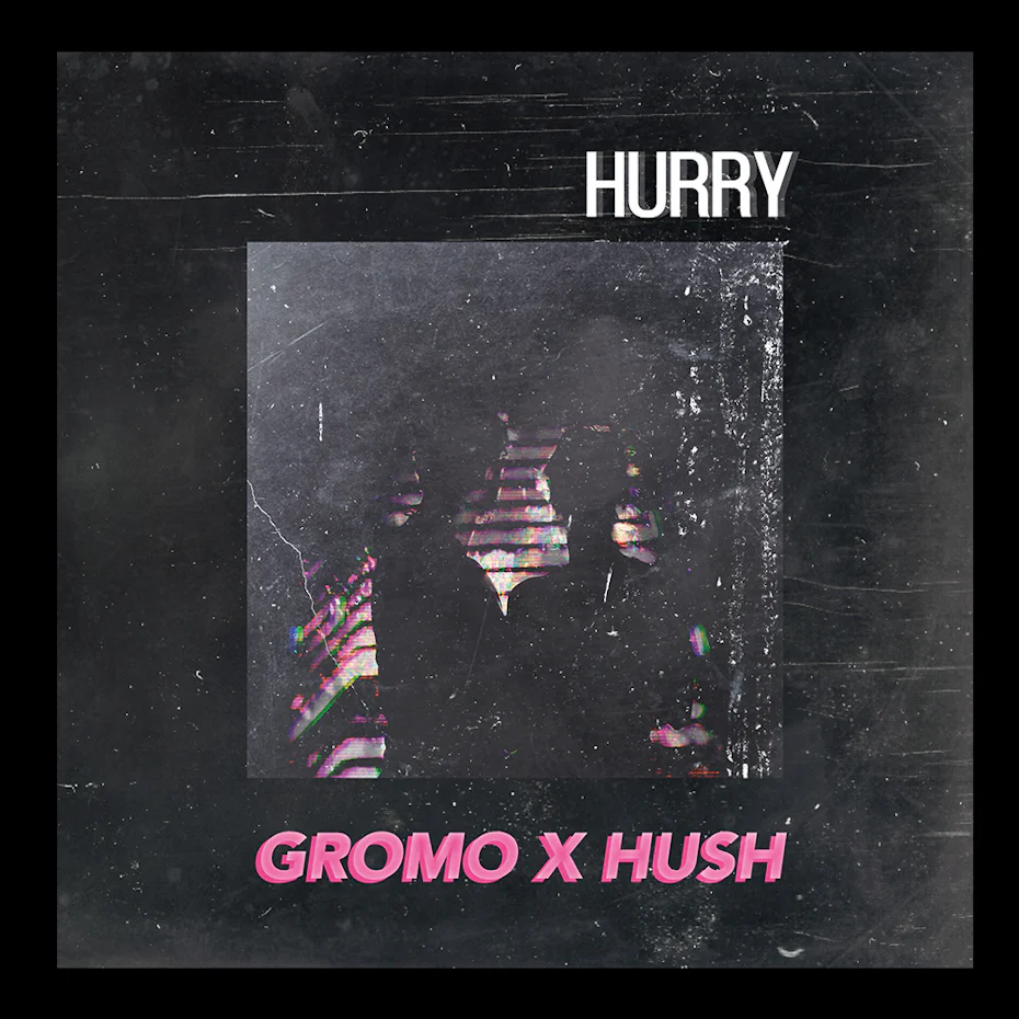 A grainy glitch art design