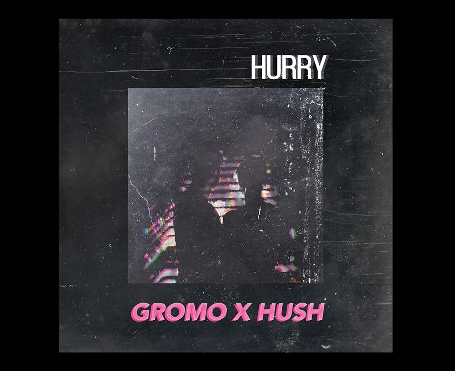 A grainy glitch art design