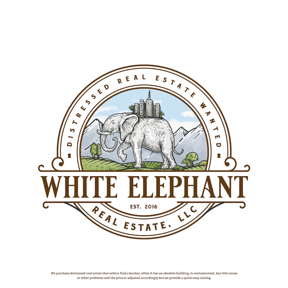 White Elephant Label