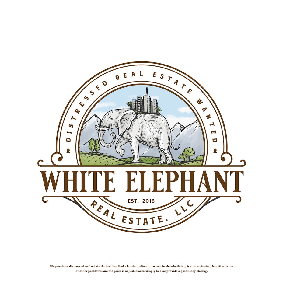 White Elephant Label