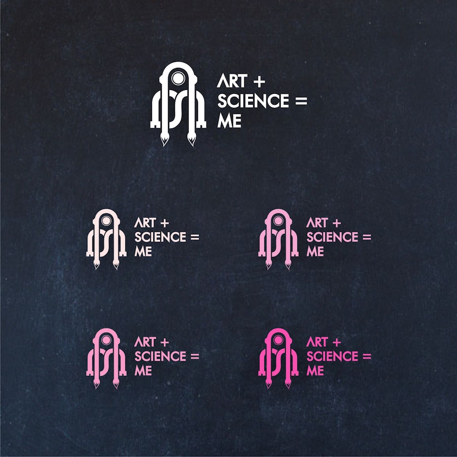 Un logotipo futurista robótico