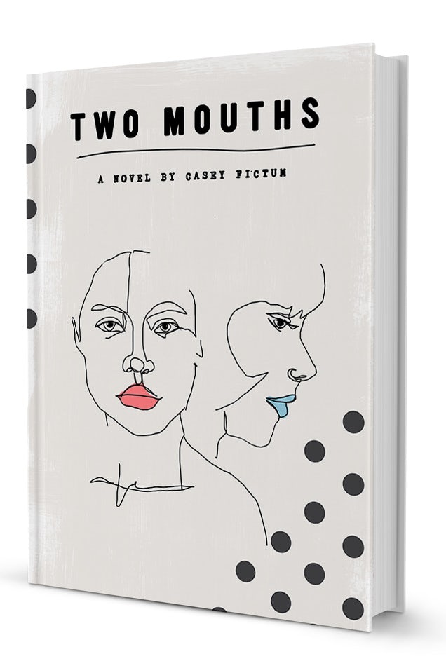 Book Cover Design for Two Mouths