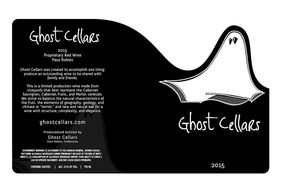 Ghost Cellars wine logo