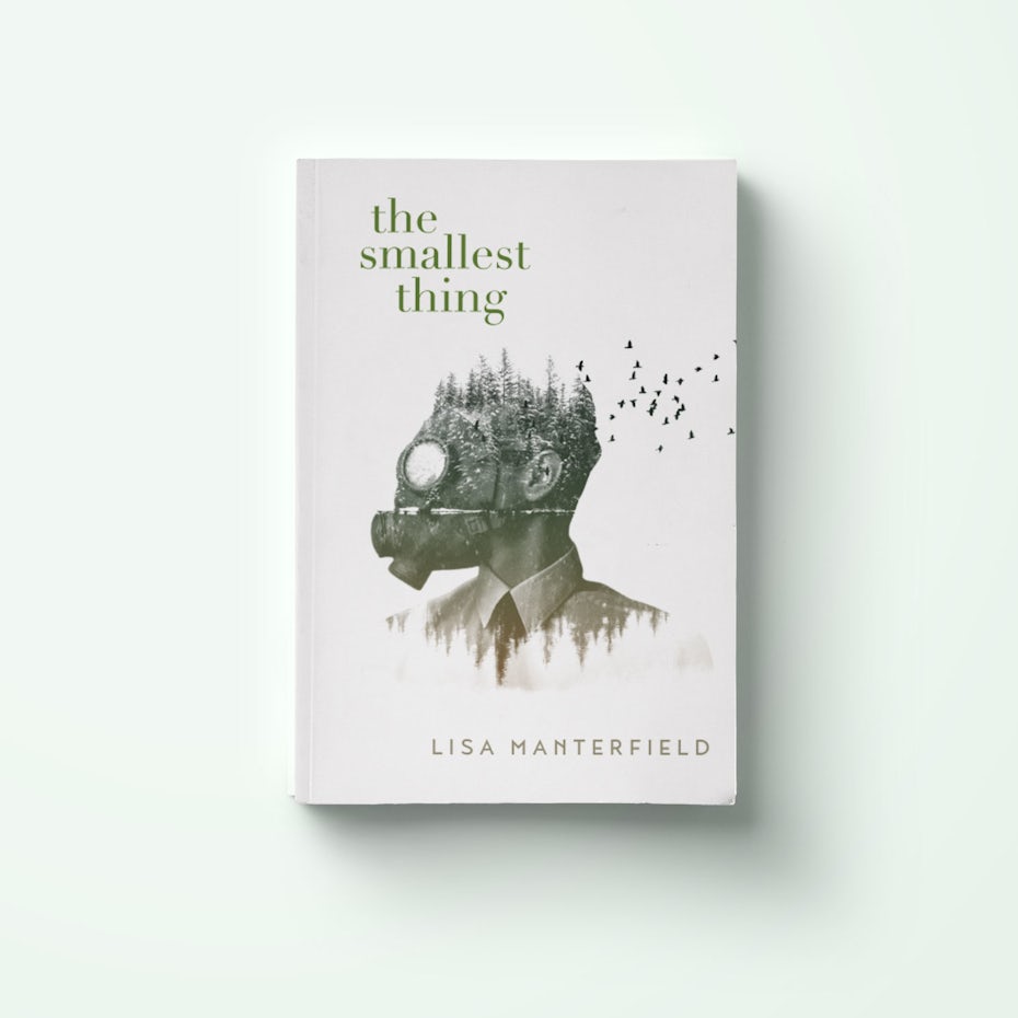 A double exposure book cover