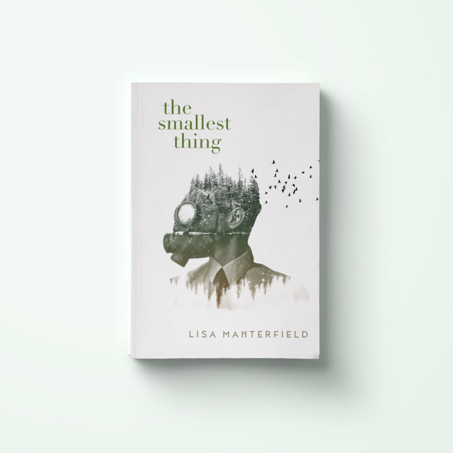 A double exposure book cover