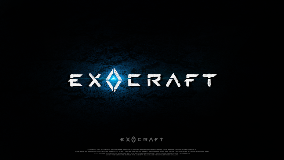 A futuristic logo featuring a power symbol