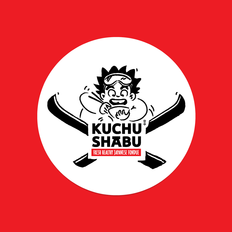 Shabu Shabu restaurant aerial skier Japanese manga theme