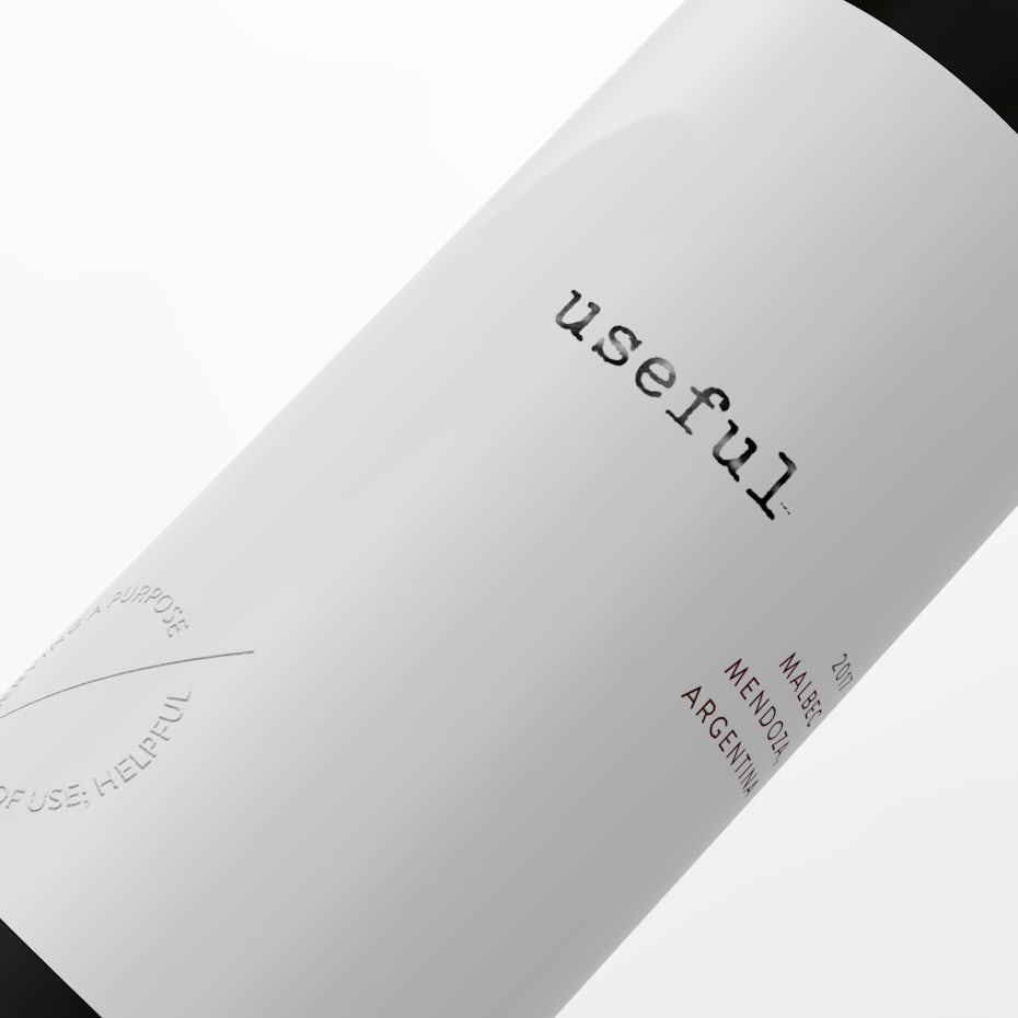 minimalist wine logo