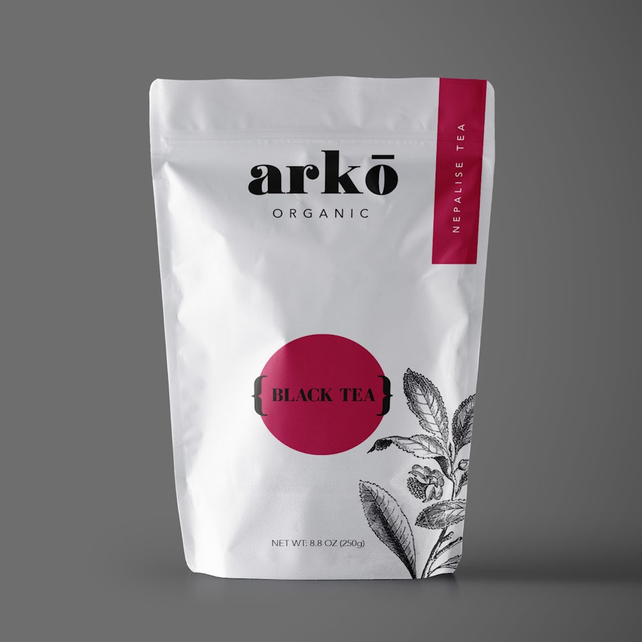 Arko Japanese Tea Label