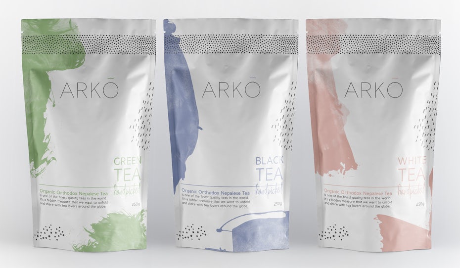 Arko Tea Japanese packaging by Obacht