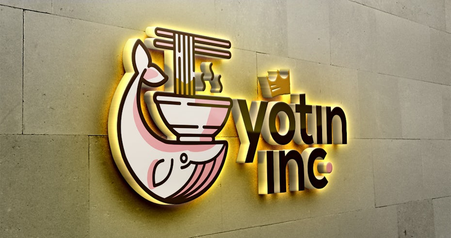 Whale logo for Yotin Inc.