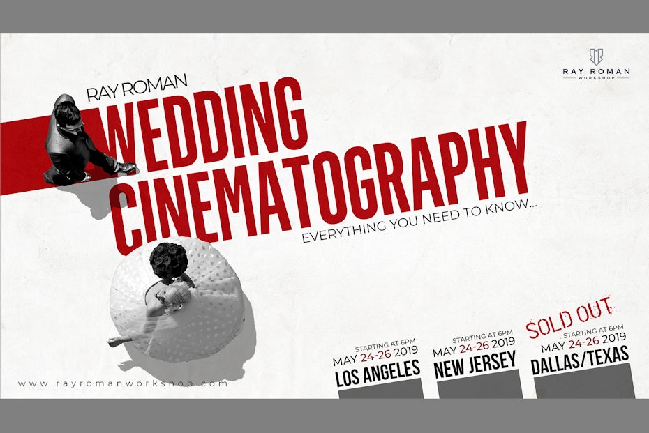 Workshop Poster for Wedding videographers