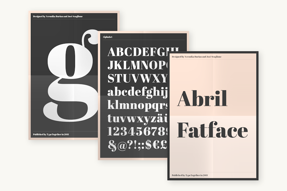 abril fatface logo font