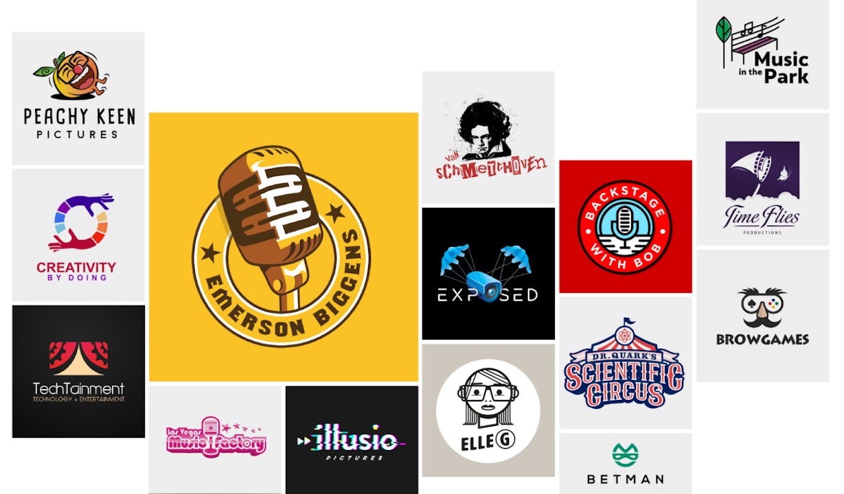 42 entertainment logos that will get your audience excited - 99designs