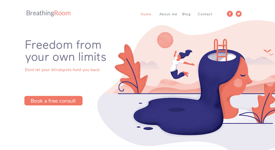 BreathingRoom web design