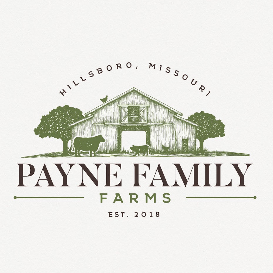 Logo for Payne Family farms