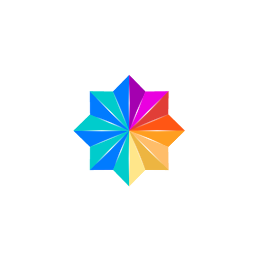 Geometric colored logo