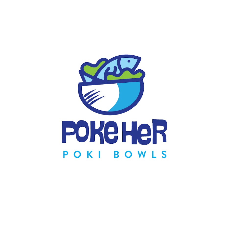 Poke restaurant logo