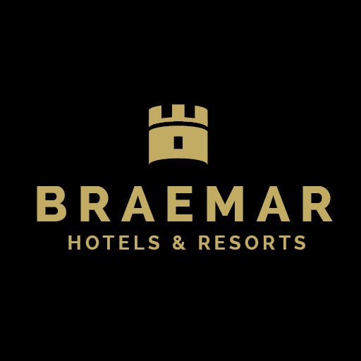minimal hotel logo with tower outline