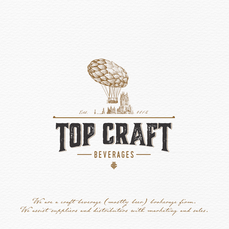 vintage beer logo