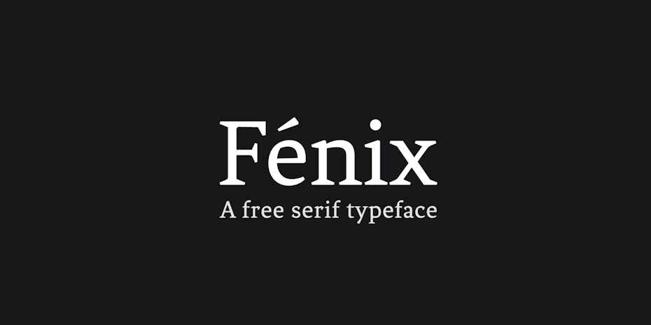 fenix logo font