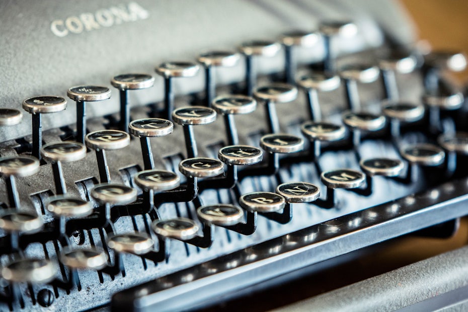 Black Corona typewriter