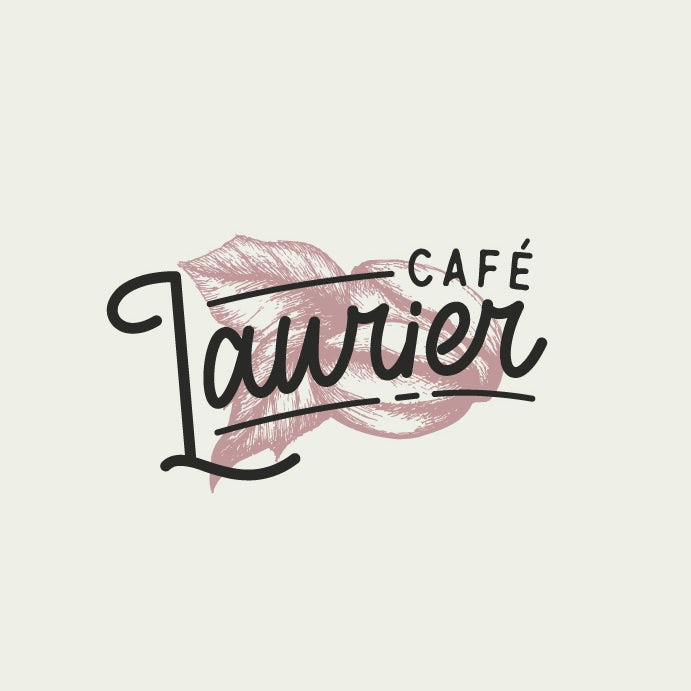 Modern logo design for a French cafe