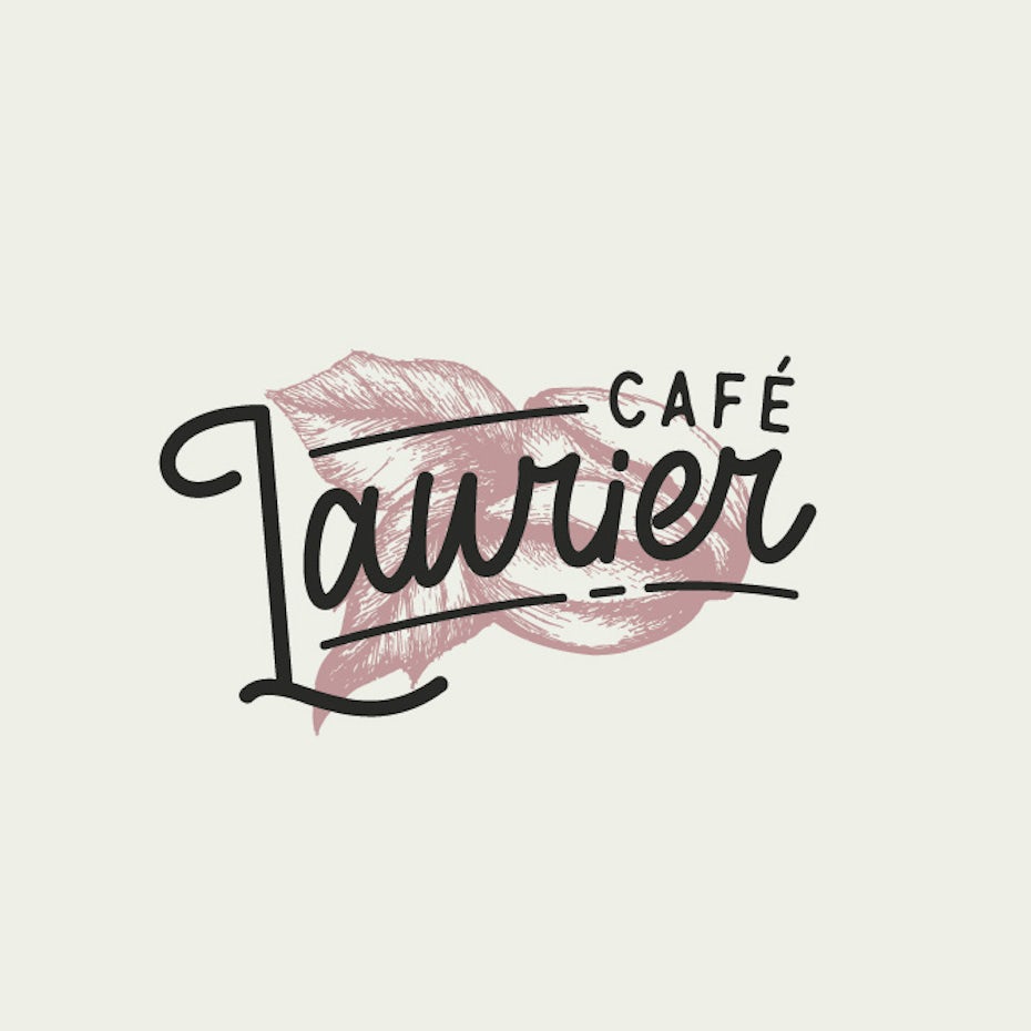 法国咖啡馆的现代标志设计