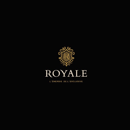 luxury black and gold logo