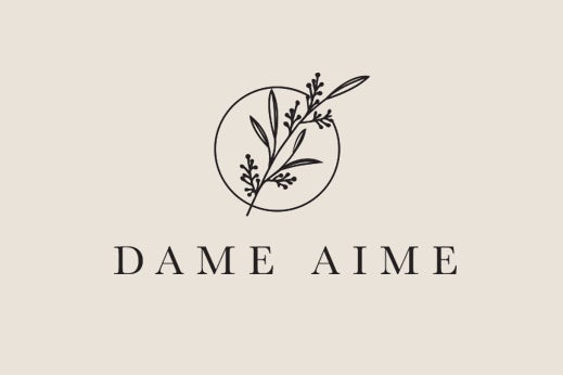 elegant simple floral salon logo