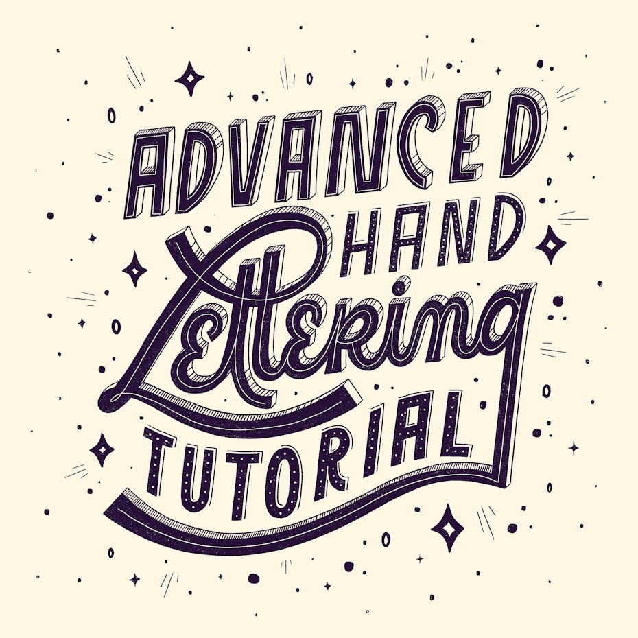 Advanced hand lettering tutorial: quotes and sentences - 99designs