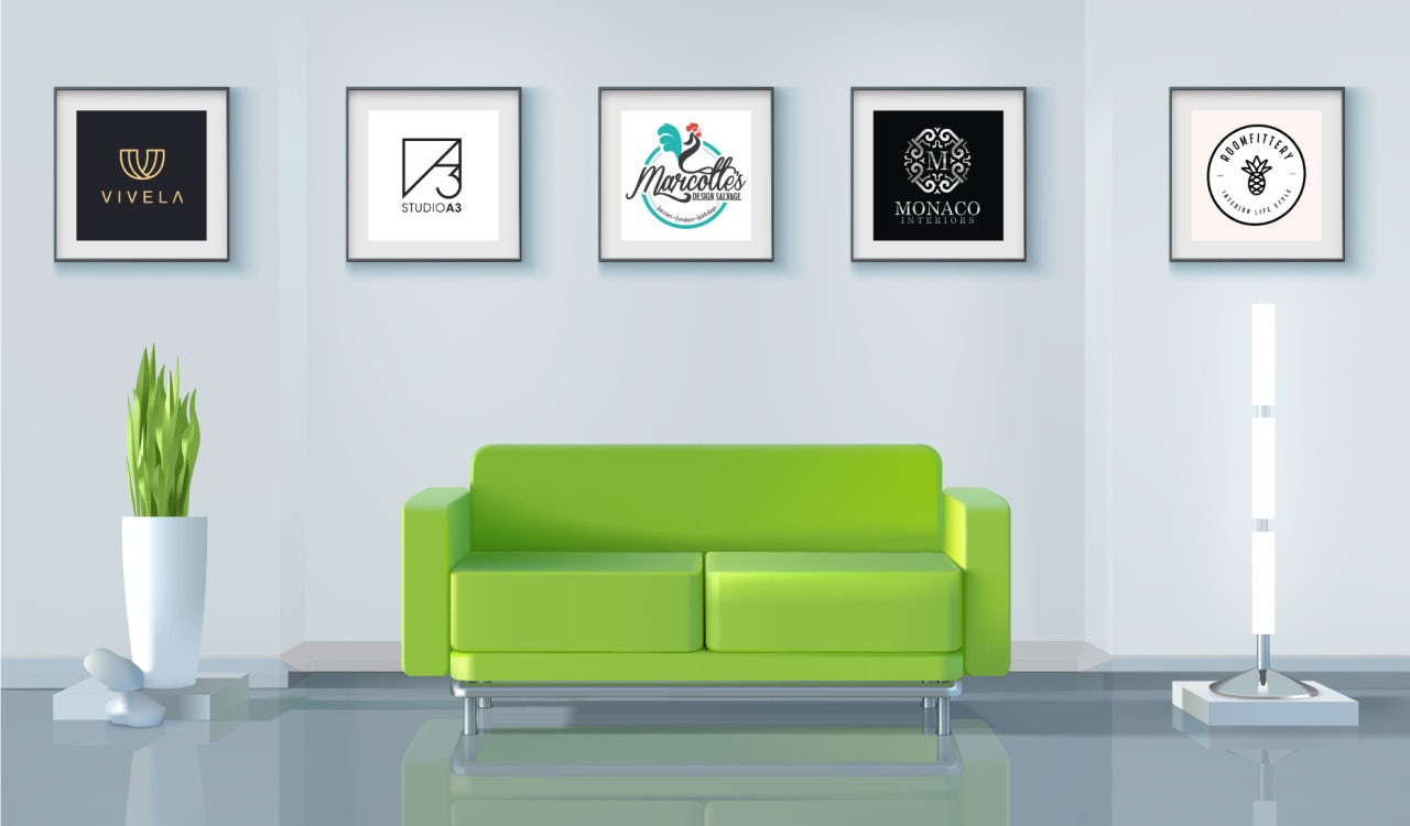 It Company Logo Design for LV Home Interiors & Design by Arham