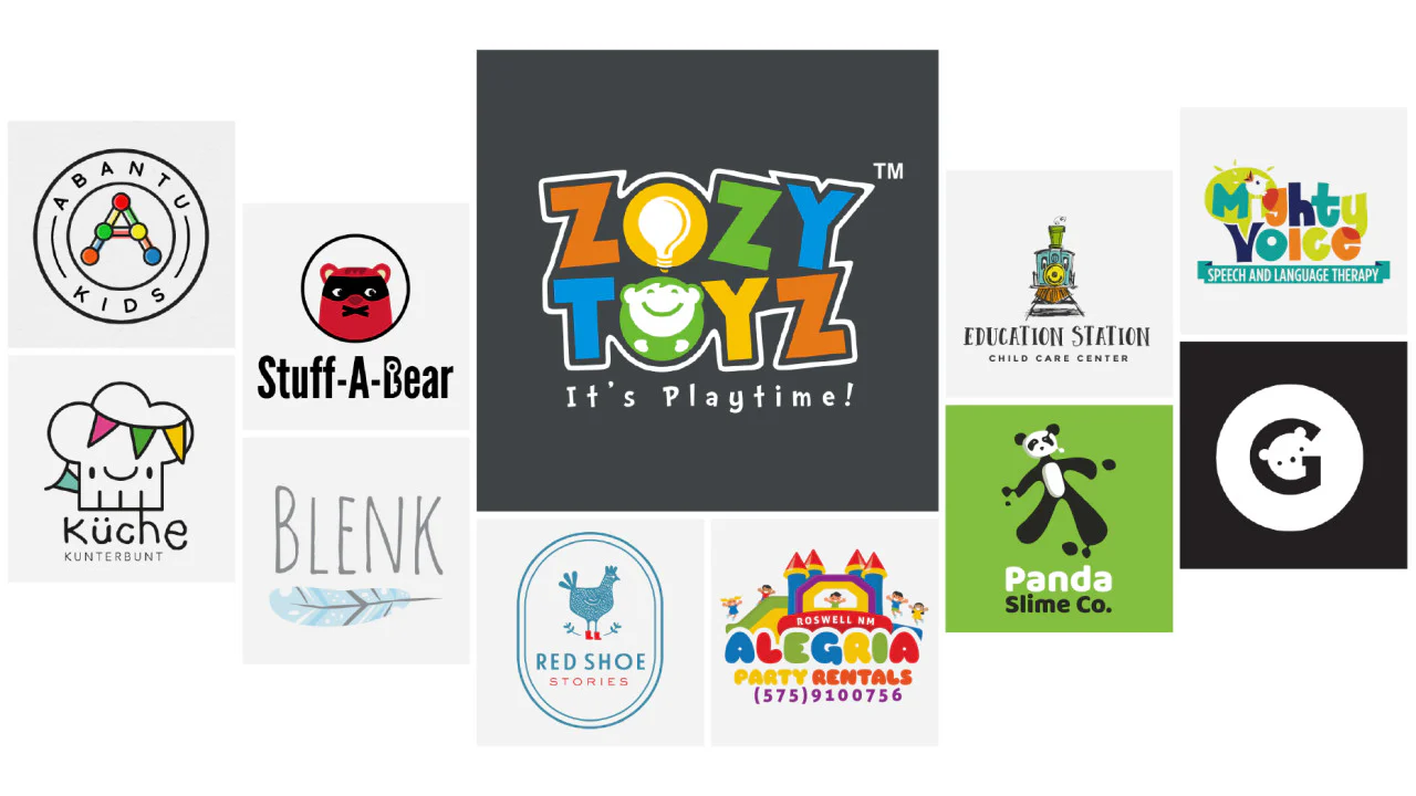 Download Free 35 Kids And Children S Logos That Are Not Kidding Around 99designs PSD Mockup Template
