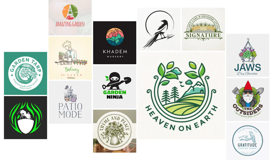 30 fresh gardening and landscaping logos that will make your brand grow