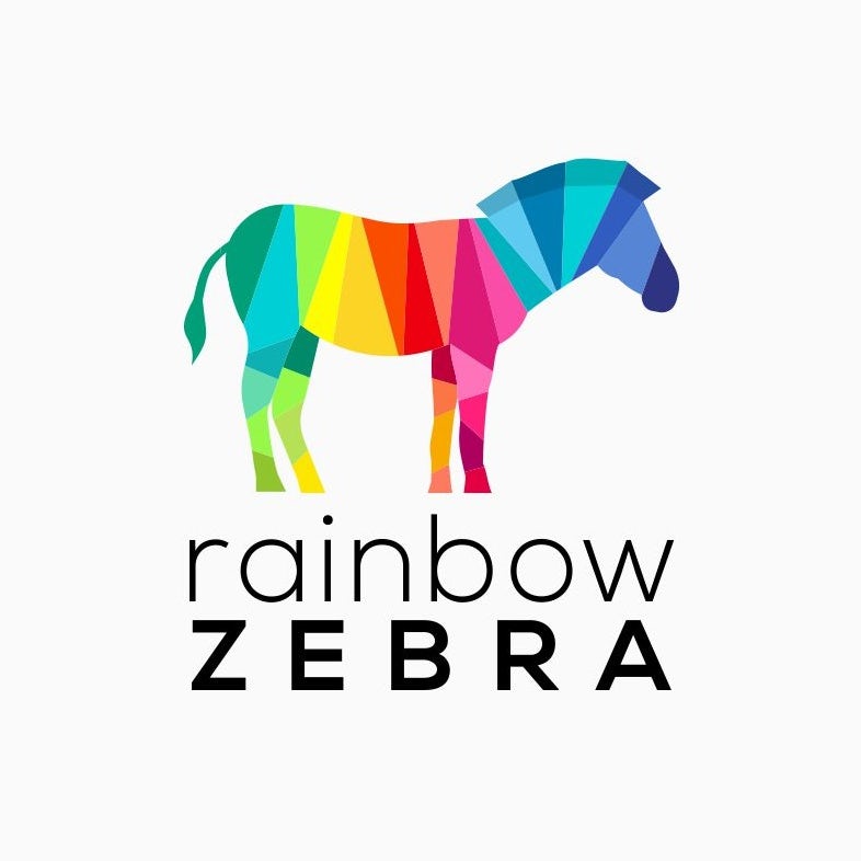 rainbow zebra logo
