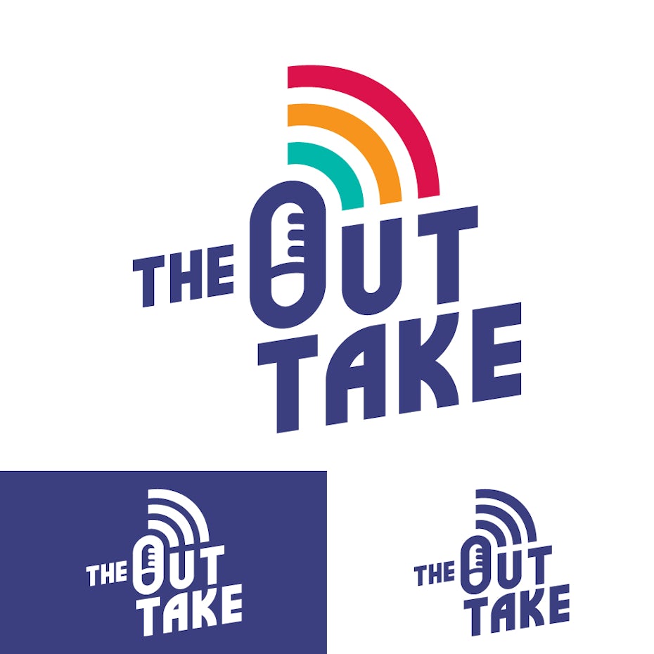 LGBT podcast logo design