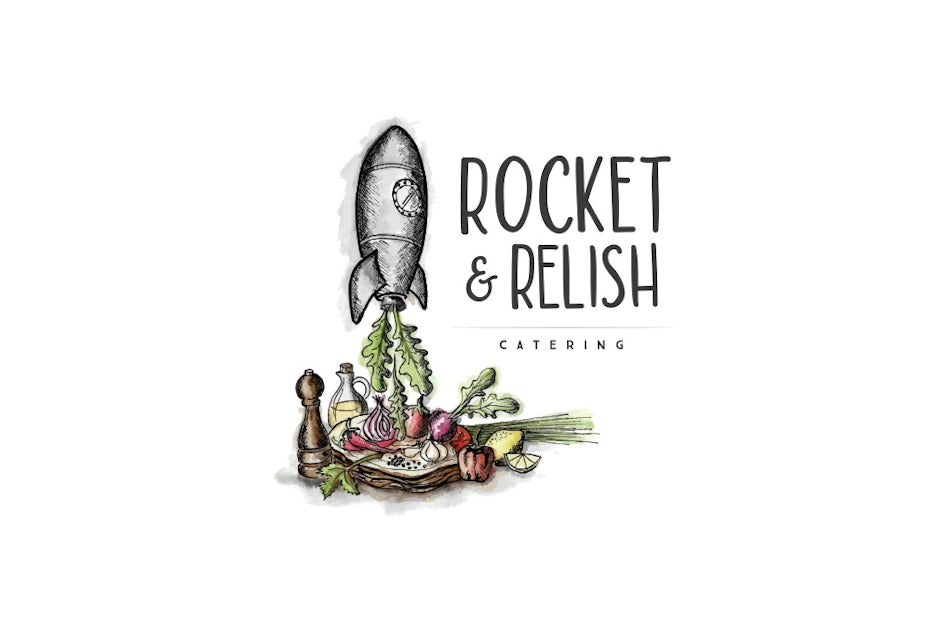 Rocket and Relish catering logo
