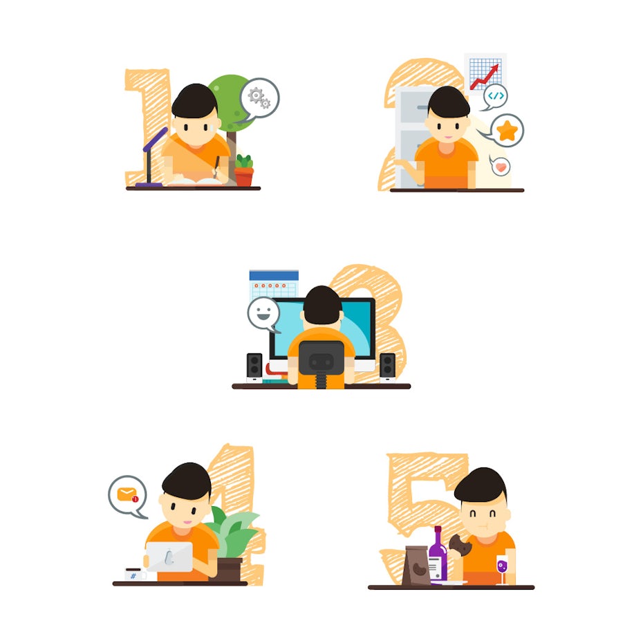 computer illustrator design creation