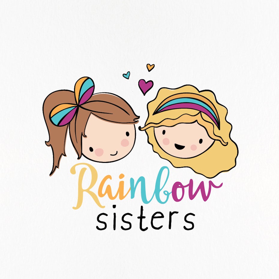 Rainbow logo design