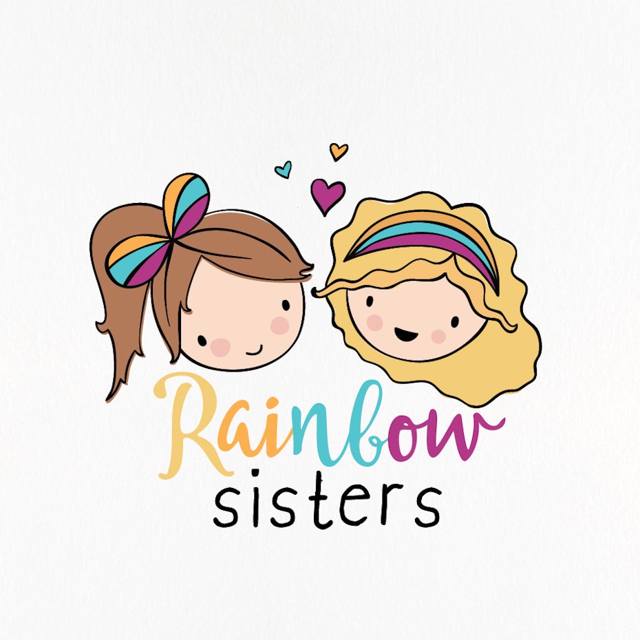 Rainbow logo design