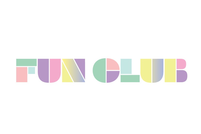 fun club pastel logo